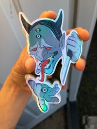 Image 1 of Oni Holographic Sticker