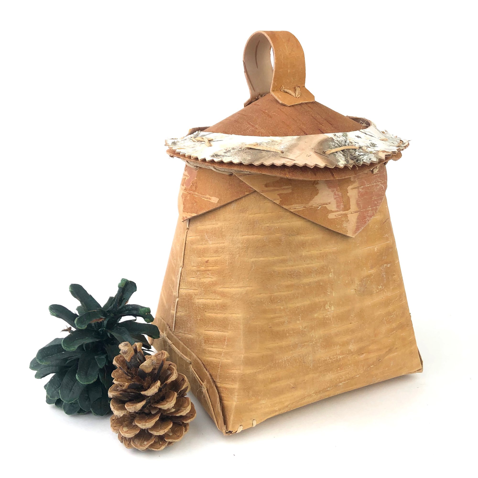 Beyond Buckskin Boutique — Birchbark Basket with Lid