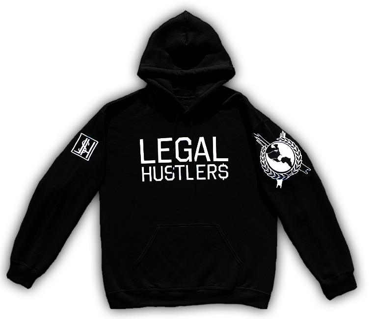 Image of LEGAL HUSTLERS WORLDWIDE HOODIE