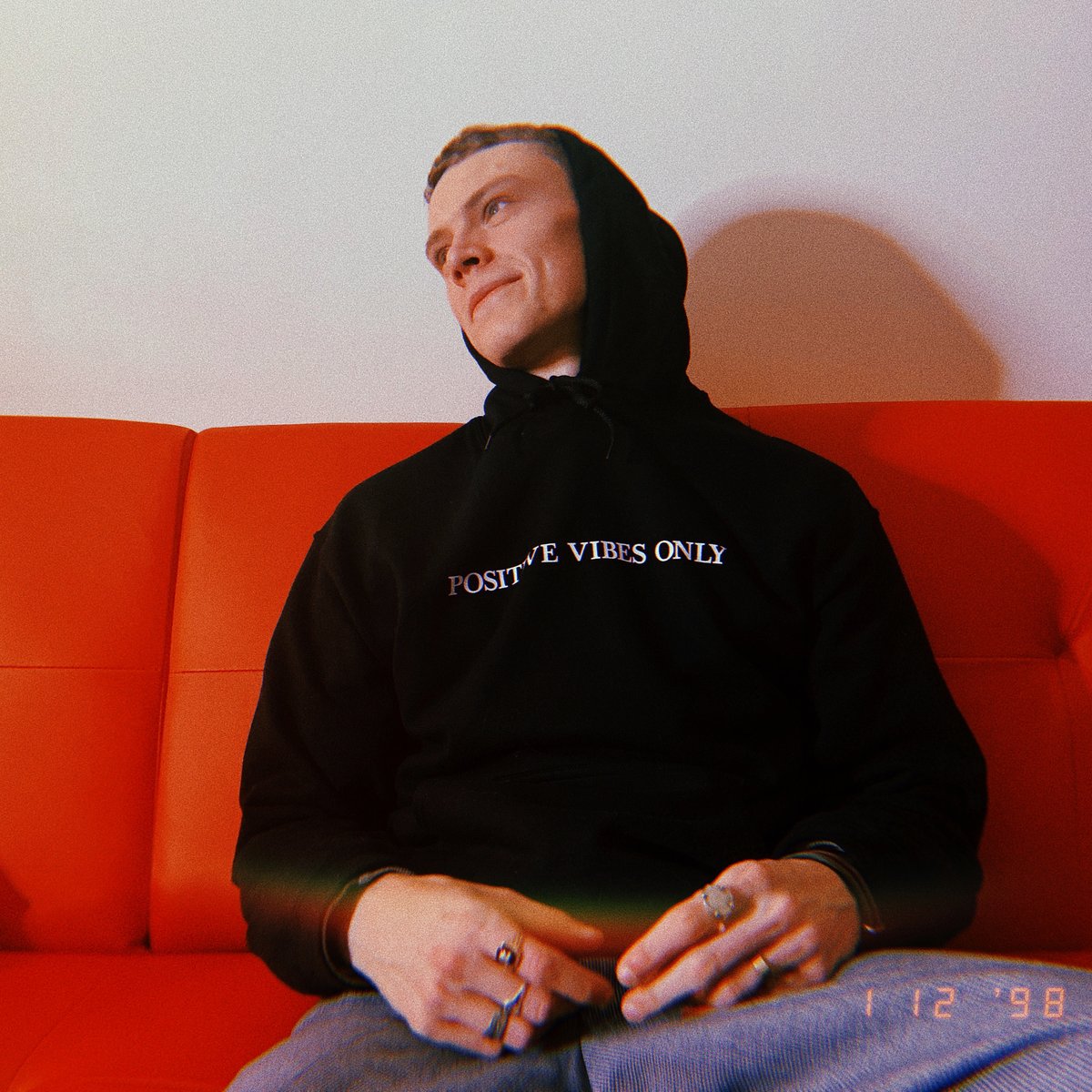 Image of Positive Vibes Only - Black Hoodie