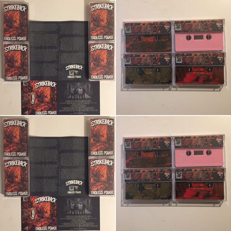 Image of Endless Power Tapes with Lyrics and Credit sheets