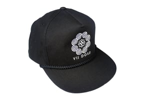Image of "Roots & Culture" Rope Snap Back (Black)