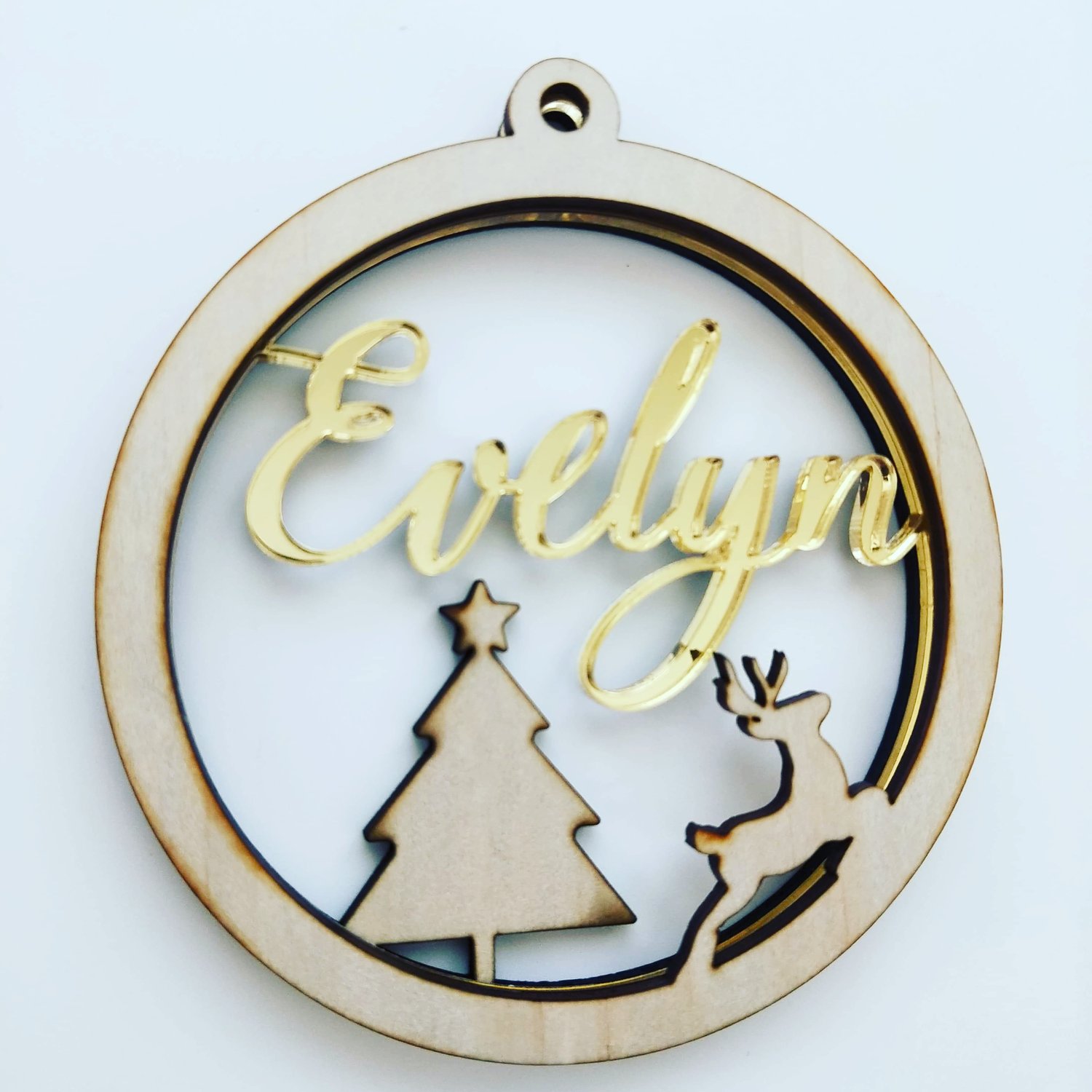 Image of Personalised Christmas decoration