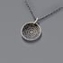 Tiny Sterling Silver Peony Necklace Image 2