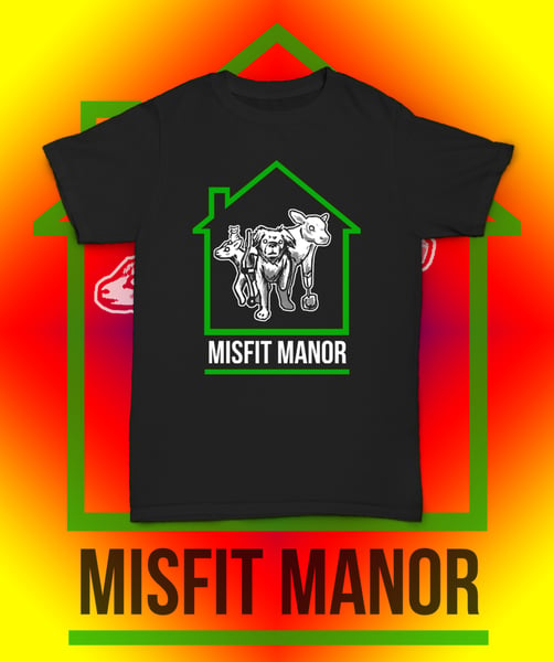 Image of Misfit Manor Logo T-shirt