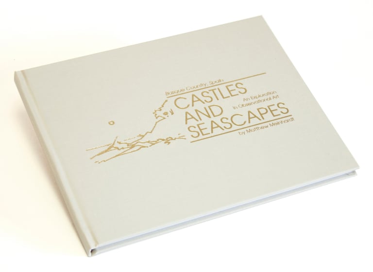 "Castles and Seascapes": Hardcover Exhibition Book