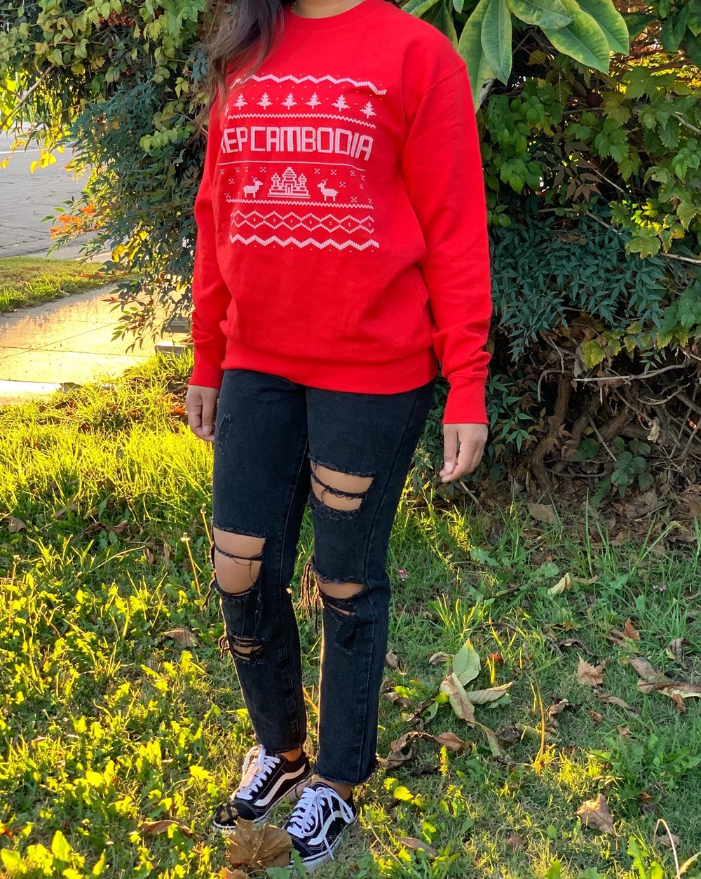 Image of RepCambodia Ugly X Mas Crewneck Sweater *