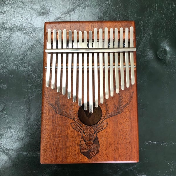 Image of Kalimba 17 Keys Thumb Piano giraffe