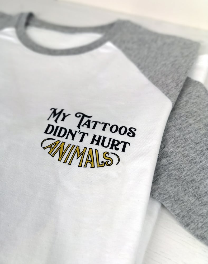 Image of "My Tattoos didn't hurt (Animals)" Baseball 