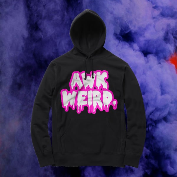 Image of Awkweird “TACKY” Glow-in-the-dark HOODIE