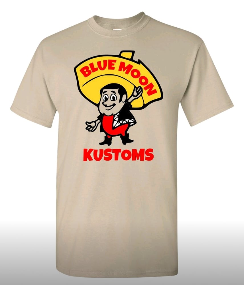 BMK tshirt size large w/ stickers | Blue moon Kustoms