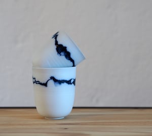 Image of Isabelle René - Gobelet Porcelaine / Blanc