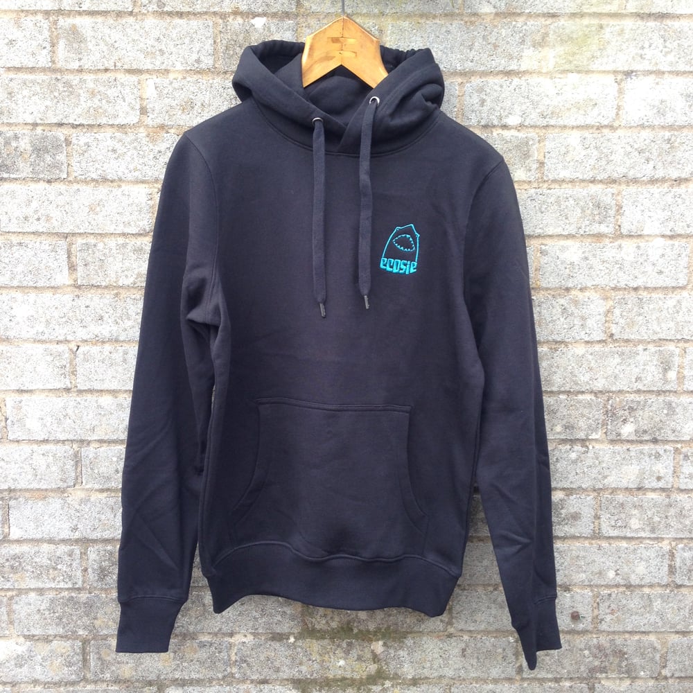 Image of Ecosie McSharky Embroidered Organic Cotton Hoodie
