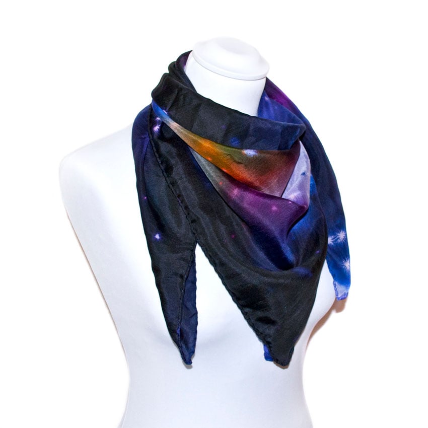 Image of Galaxy silk scarf