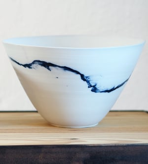 Image of Isabelle René - Saladier Porcelaine / Blanc