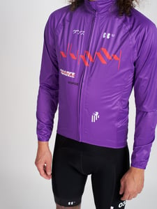 Image of DUMMY + BBUC DDANCE Cycling Rain Jacket (Purple)
