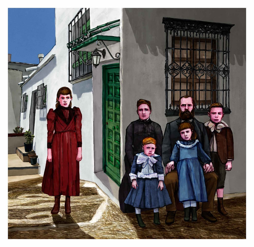 Image of Frigiliana La Axarquía | Buy Illustration Art Prints for Sale