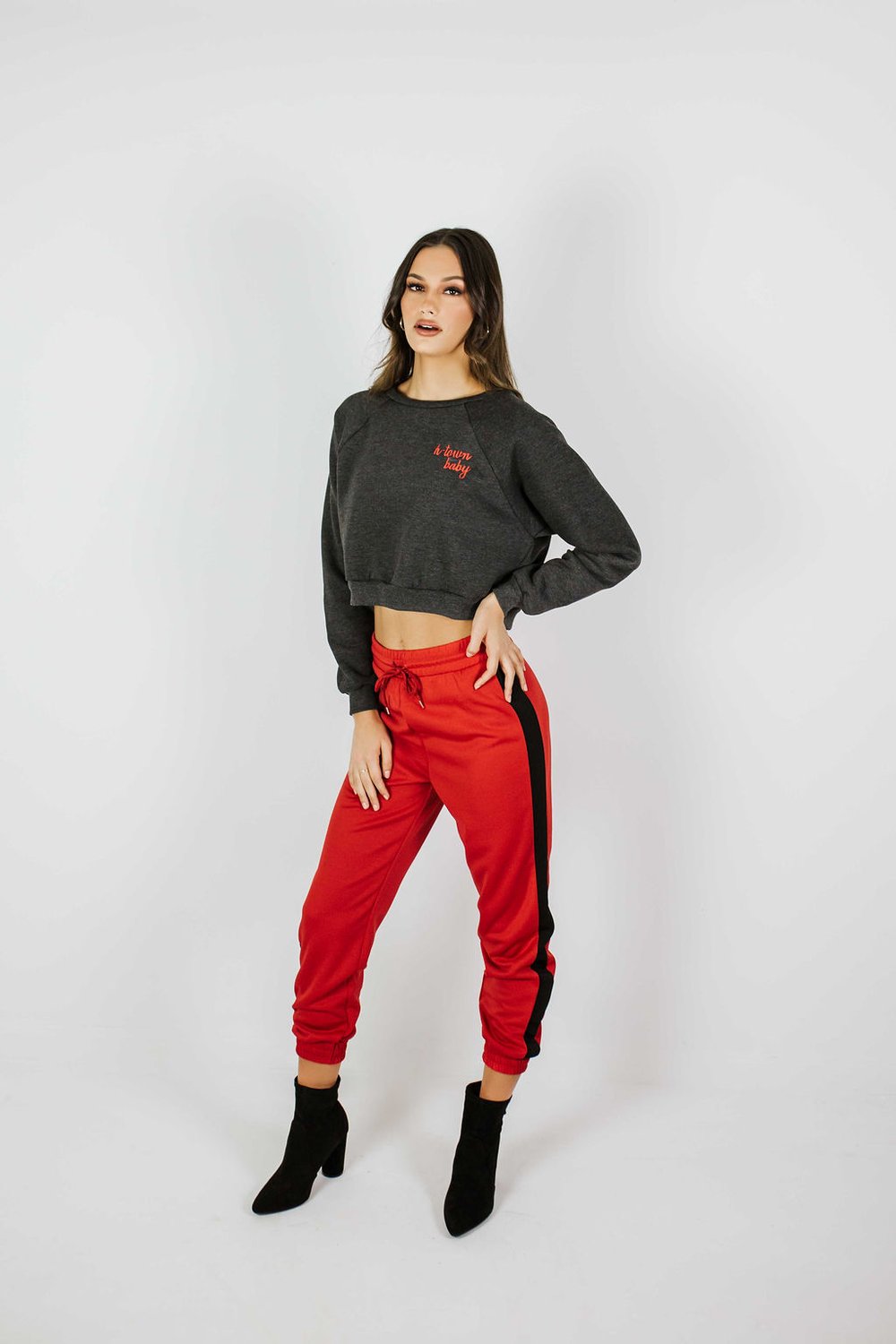 Image of H-Town Baby Crop Sweatshirt