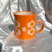 Image 3 of Orange Squares Mug