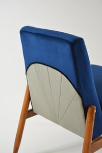 Image 5 of Fauteuil Art Deco bleu