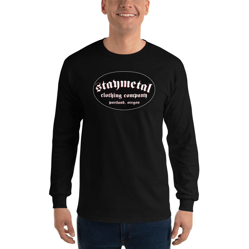 Image of Black Glidan 100% Cotton Long Sleeve Shirt - Free Shipping in United States!