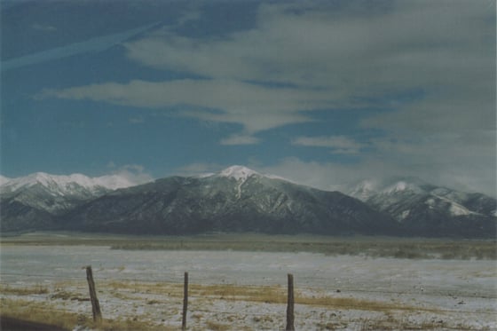 Image of Mountain + Fence