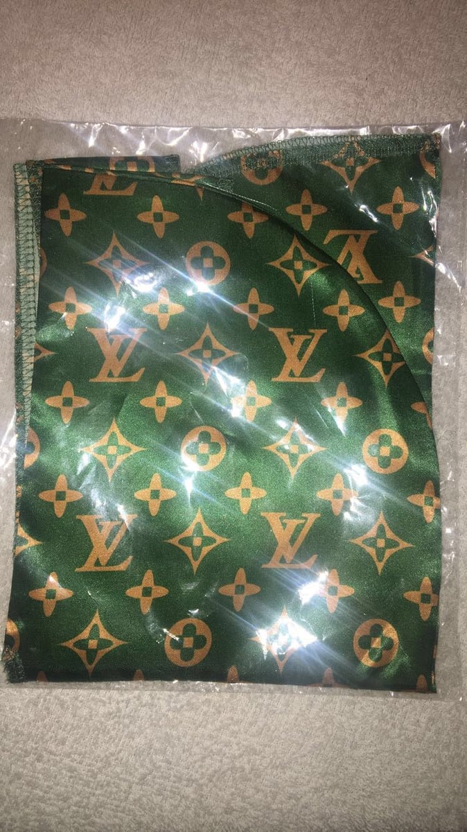 Green And White Lv Durag  Natural Resource Department