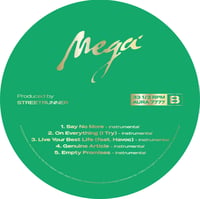 Image 4 of Cormega "MEGA" Special Limited Vinyl (transparent green colored)
