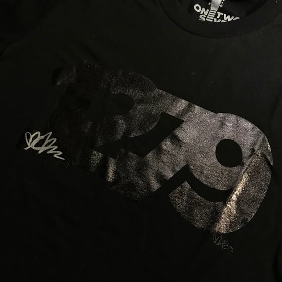 Image of SIGNED 1279 BLACKOUT TEE **free domestic shipping**