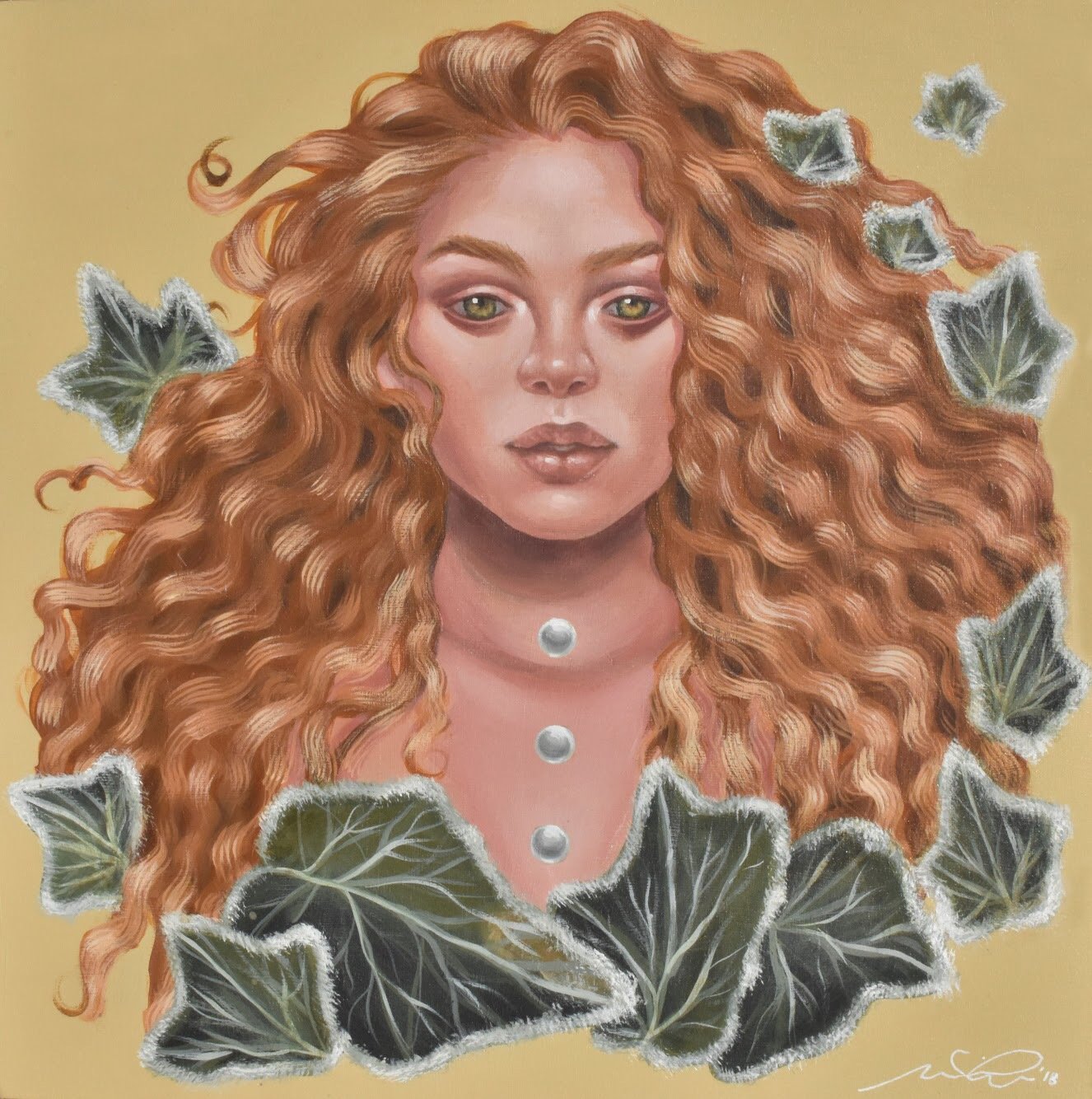 “Pearl of Ivy” Limited Edition Print 13 x 13