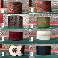 Image 1 of Leather Cuffs- Nuetrals and Minimalist Designs