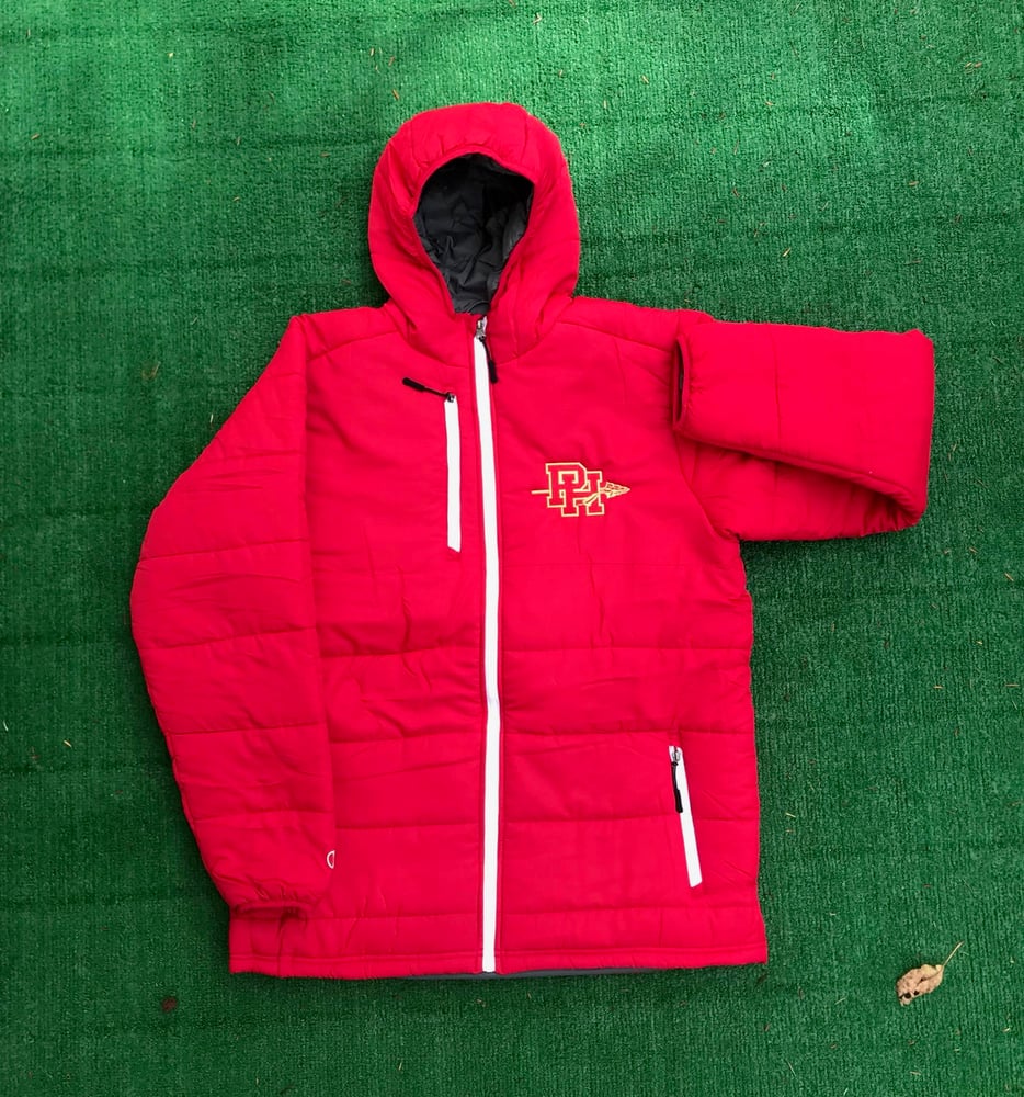 Image of PH Indians Winter Jacket (Red/White)