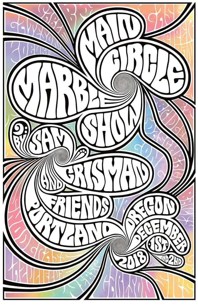 Image of MAIN CIRCLE MARBLE SHOW- POSTERS