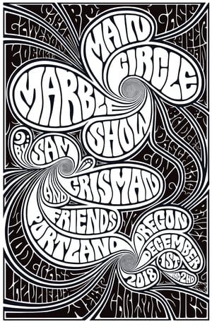 Image of MAIN CIRCLE MARBLE SHOW- POSTERS