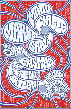 Image of MAIN CIRCLE MARBLE SHOW- POSTERS