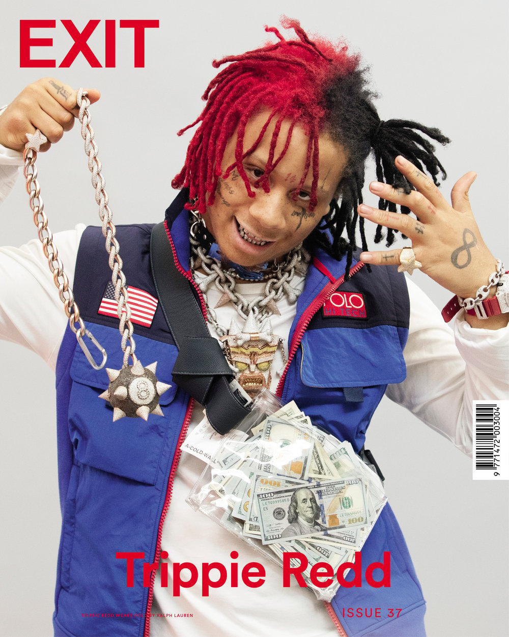 Image of EXIT ISSUE 37 AUTUMN WINTER 2018 TRIPPIE REDD COVER ***SOLD OUT***