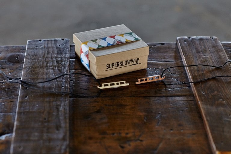 Image of Wooden Narrowboat Pendant