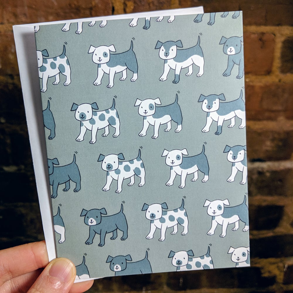 Image of puppy parade card