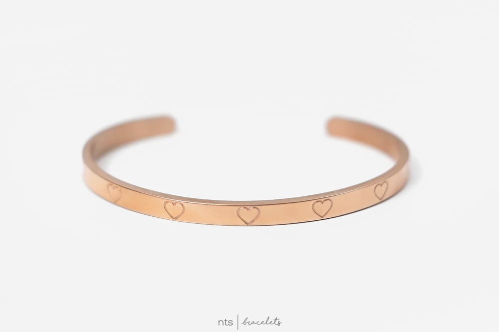 Image of #NTS: EMBRACE THE JOURNEY (Hearts + Rose Gold)