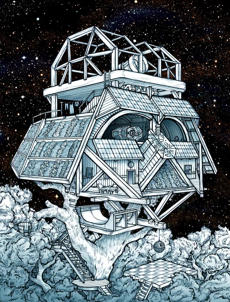 Image of Darth Vader Treehouse