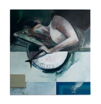 Image 2 of Painting / maleri / "The supper II" / 68x73 cm