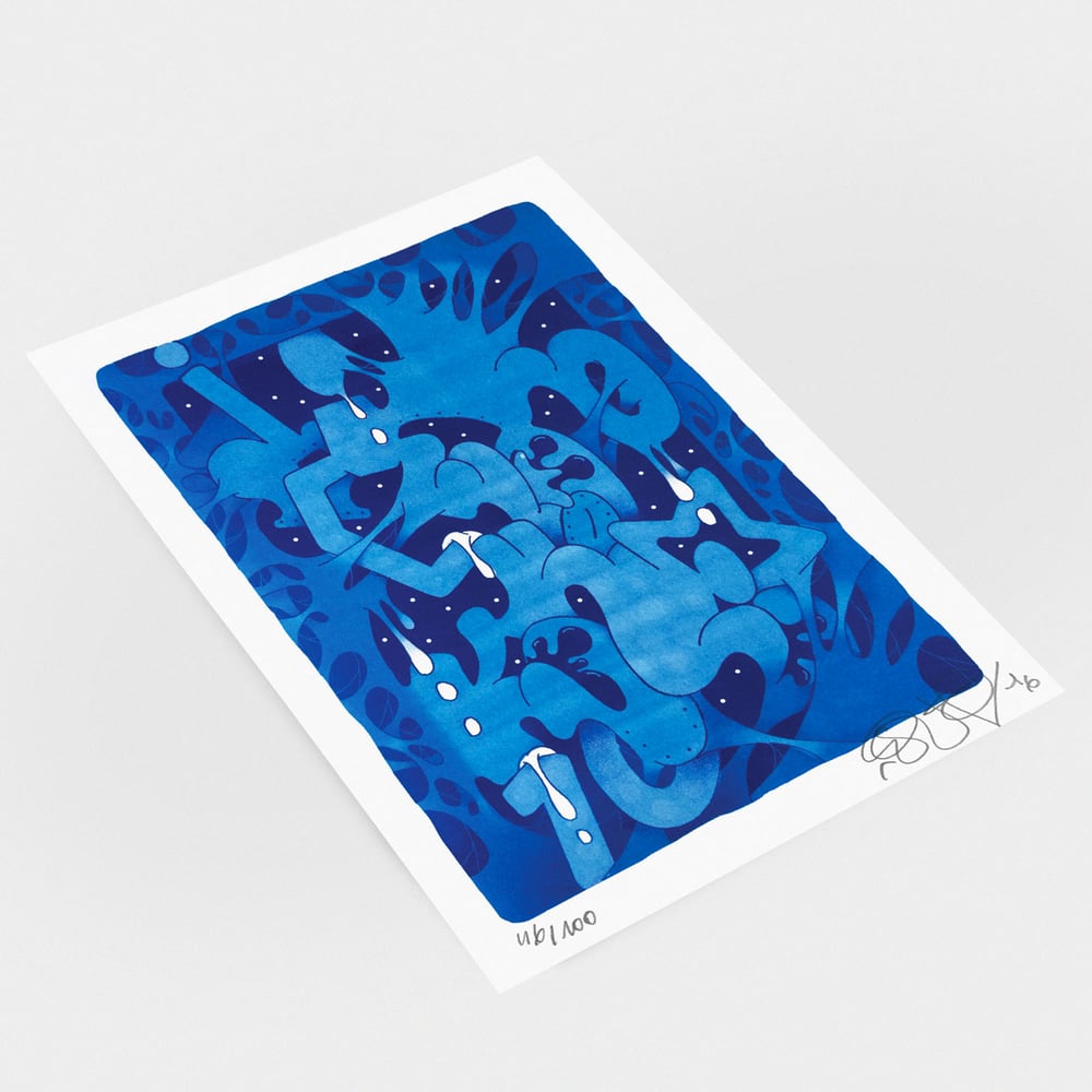 Image of "Blue AByss" print