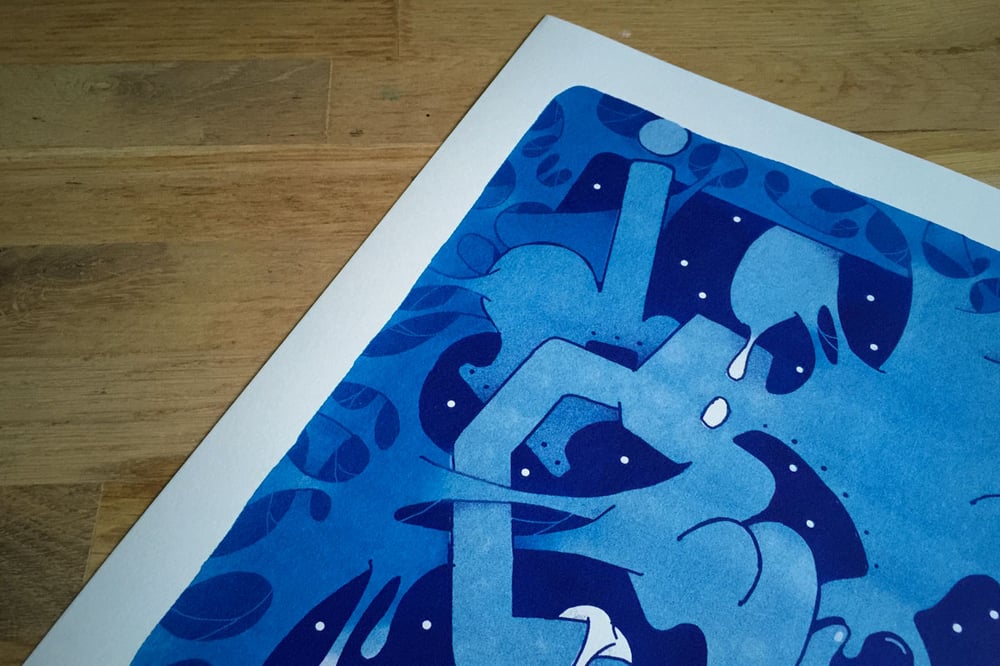 Image of "Blue AByss" print