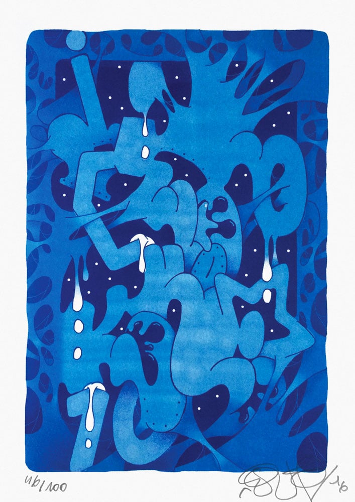 Image of "Blue AByss" print