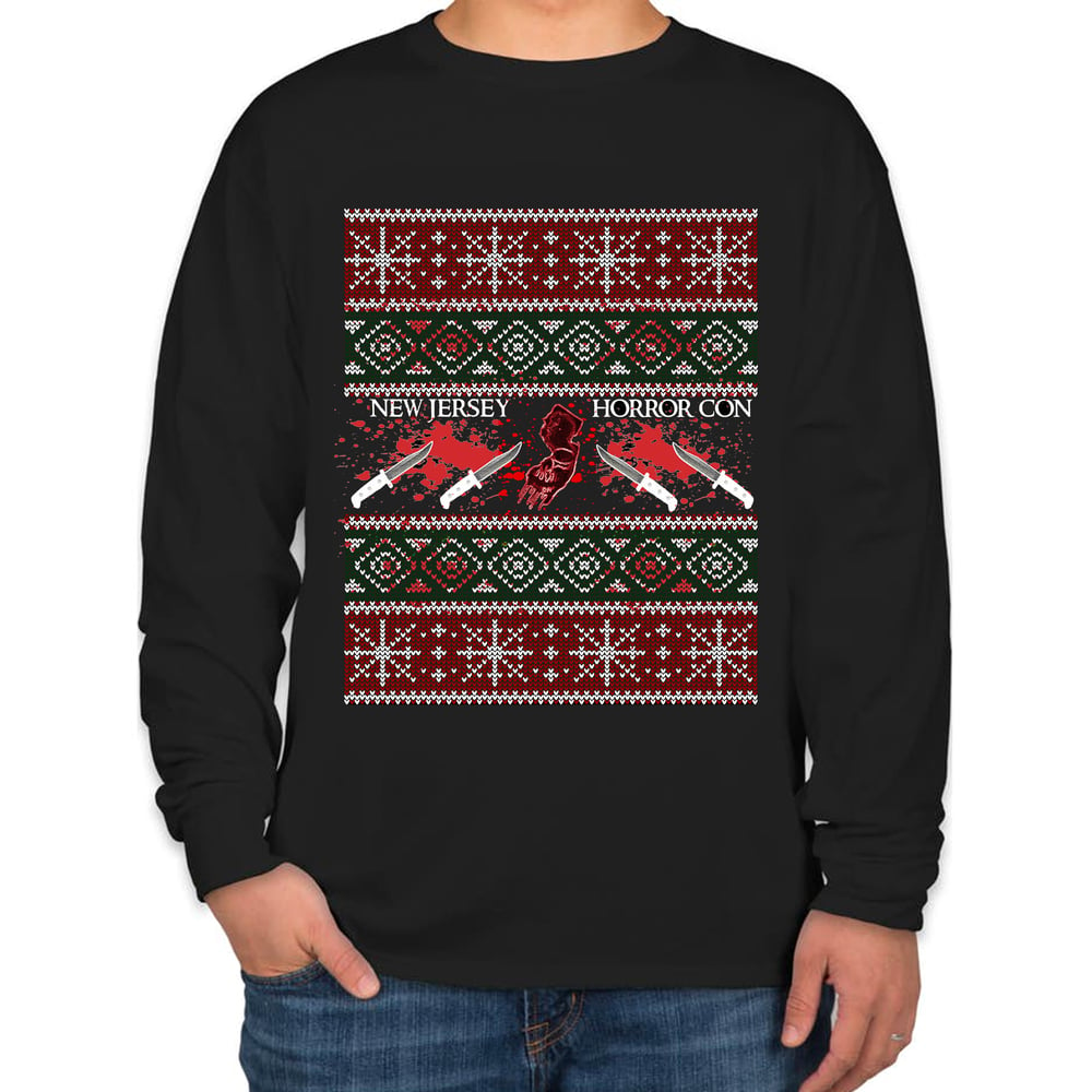 Long Sleeve Christmas Shirt | NJ HORROR CON MERCHANDISE