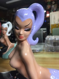 Image 3 of Lavender Starburst Vintage Ceramic Mermaid 