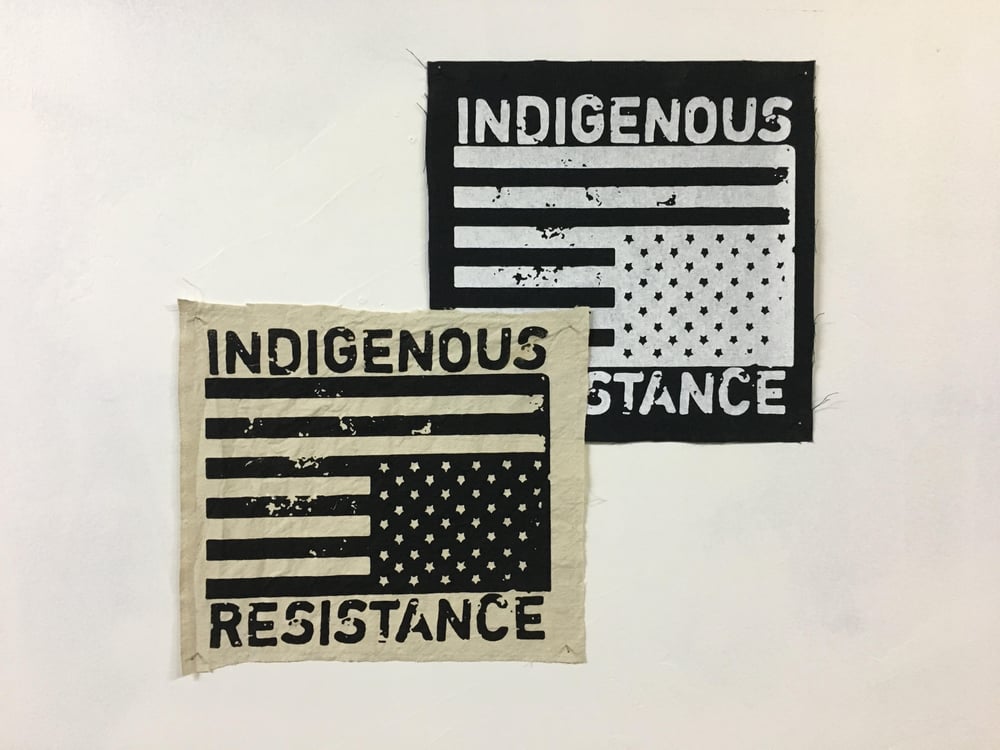 Image of INDIGENOUS RESISTANCE BACK PATCH
