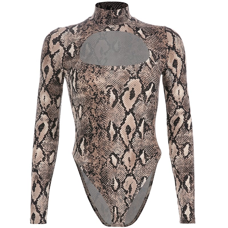 Image of 'TWISTED PLEASURE' PYTHON BODYSUIT