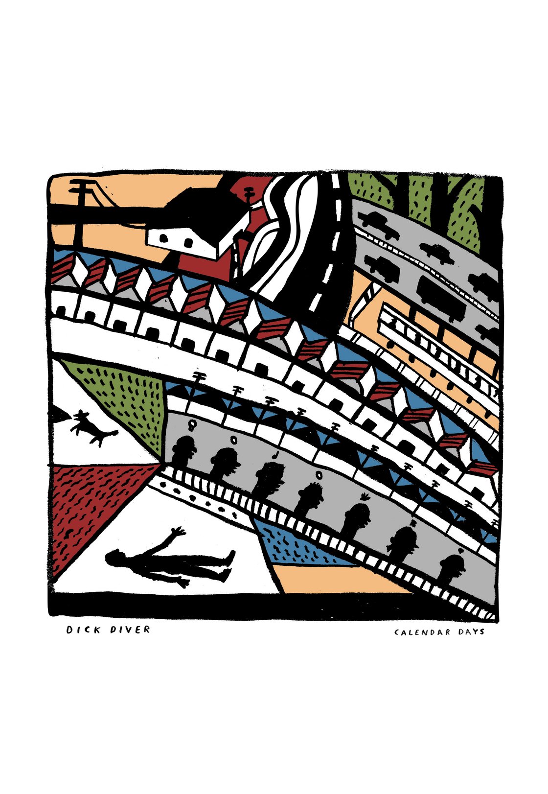 Image of Dick Diver Calendar Days Giclee Print