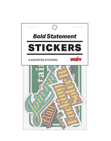 Image of Bold Statement Sticker Pack